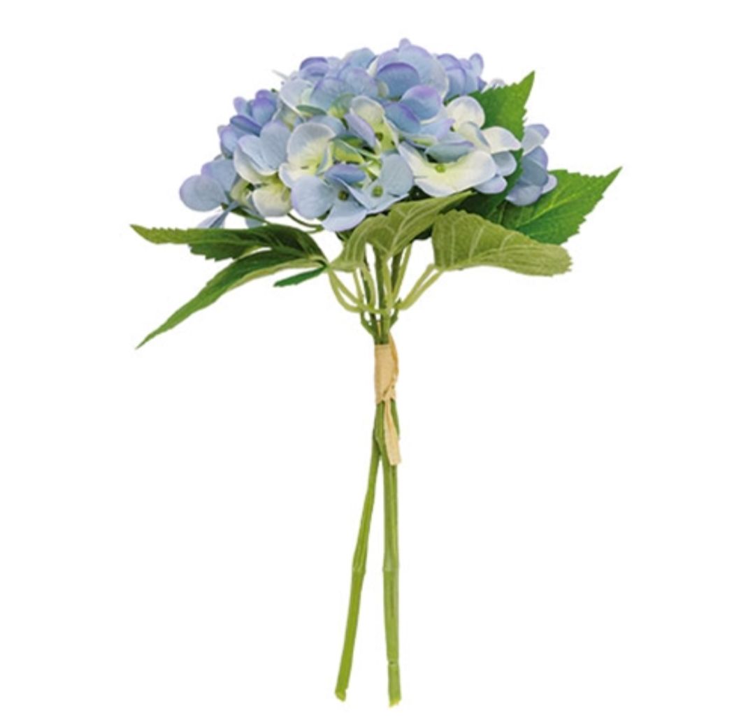Blue Hydrangea Floral Pick