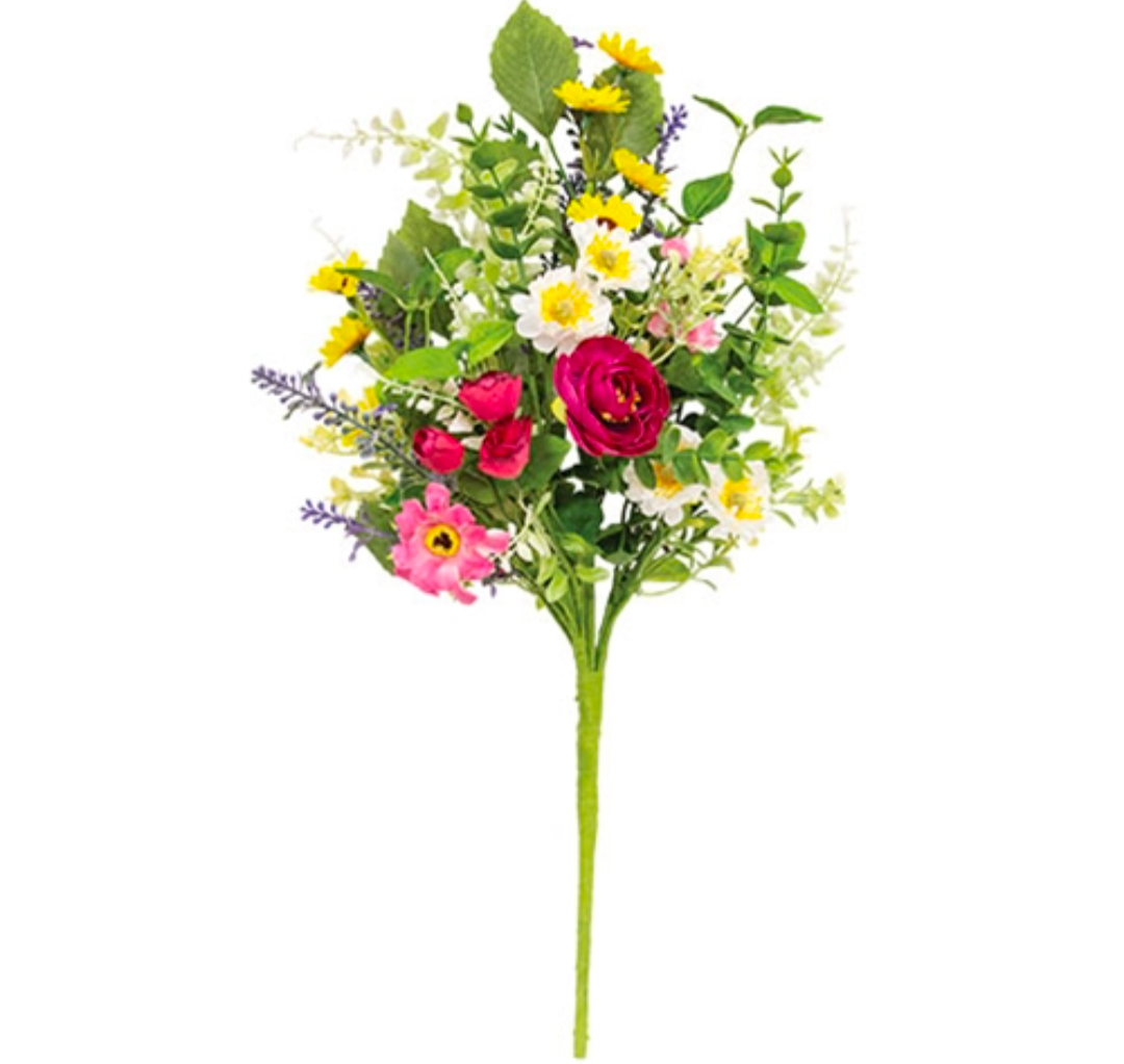 Breezy Summer Blooms Floral Pick