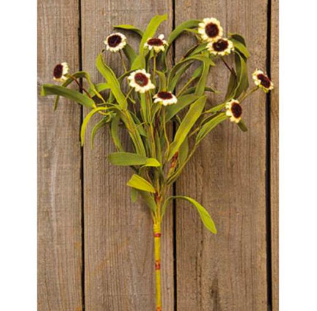 Ivory Country Mix Daisy Floral Pick
