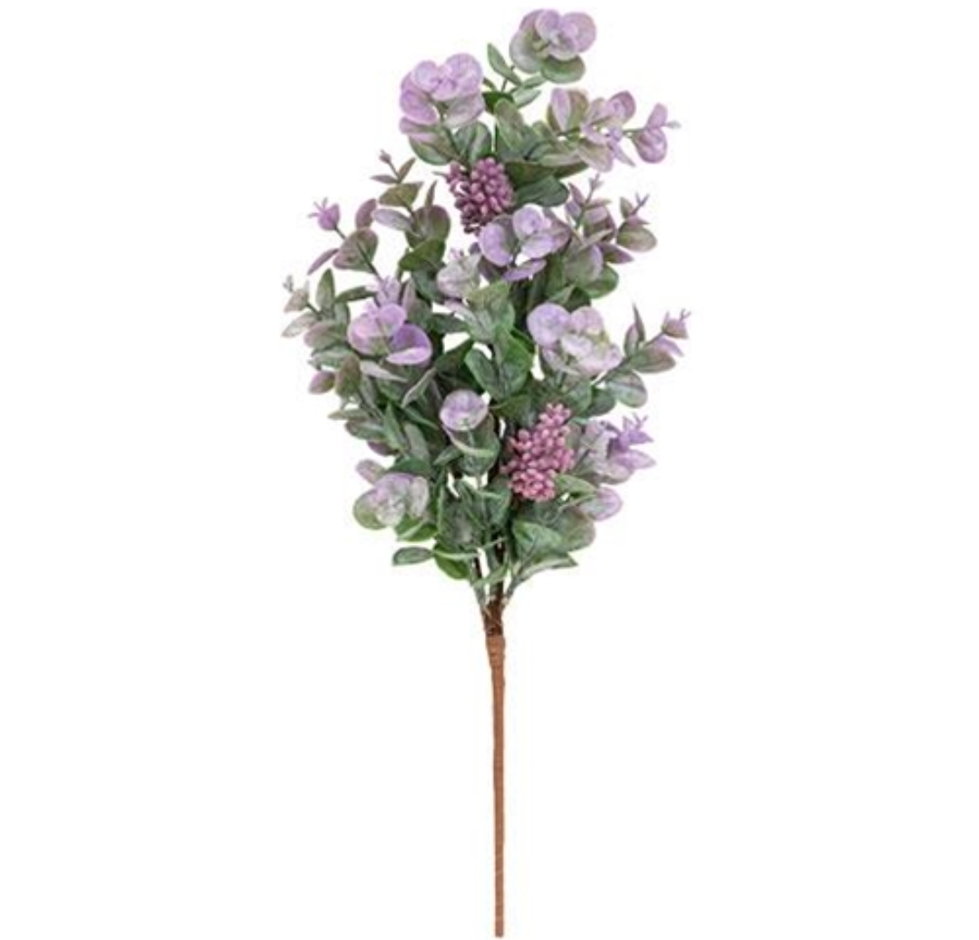 Lavender Eucalyptus with Seeds Floral Pick
