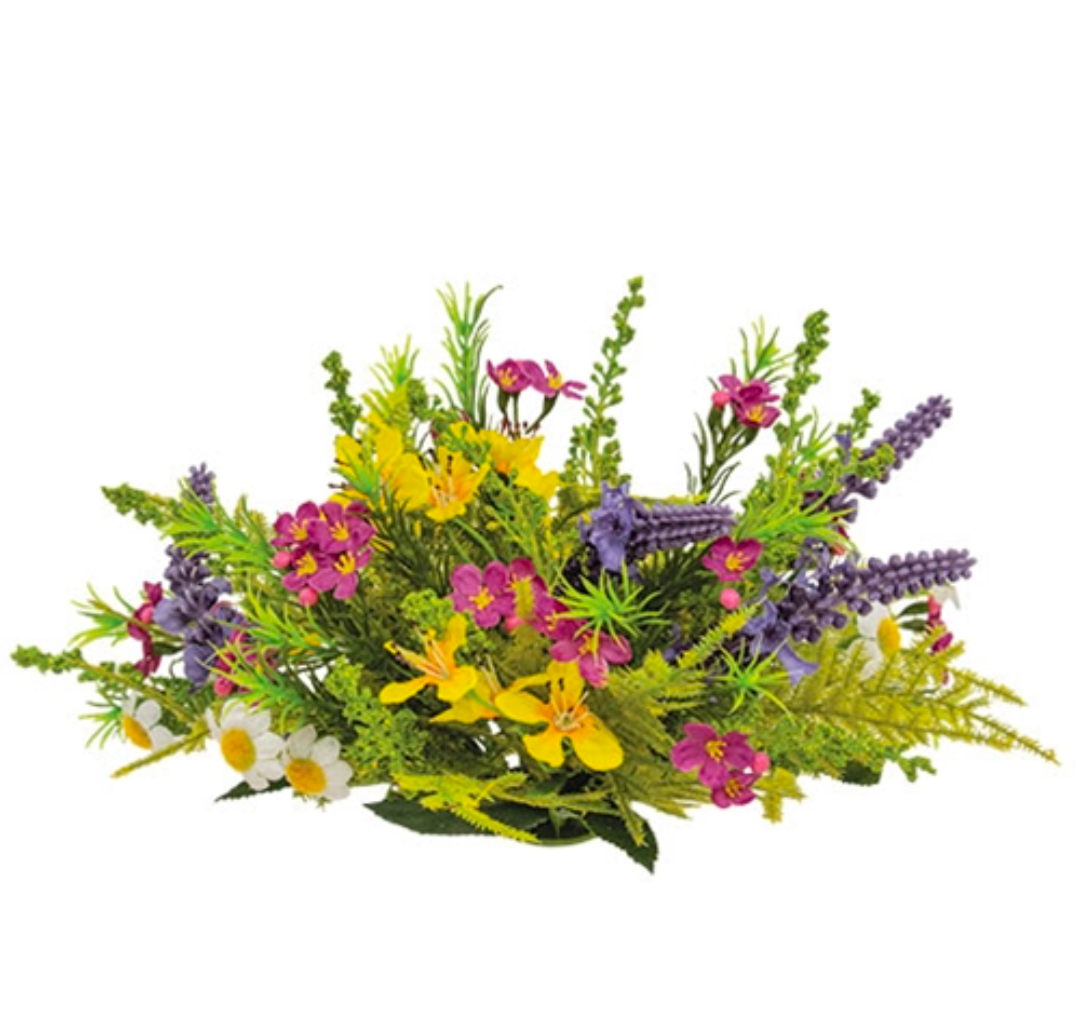 Meadow Flowers Half Sphere