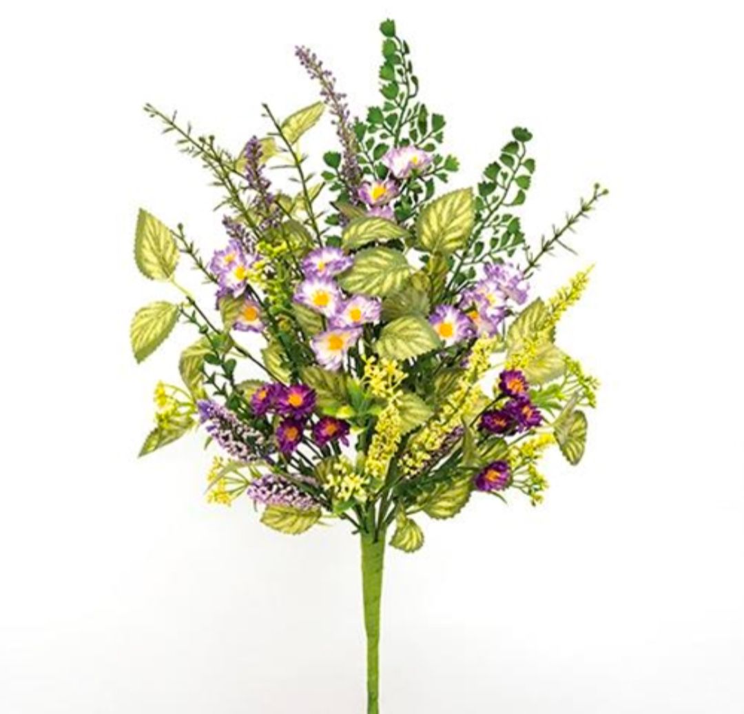 Amethyst Garden Floral Pick