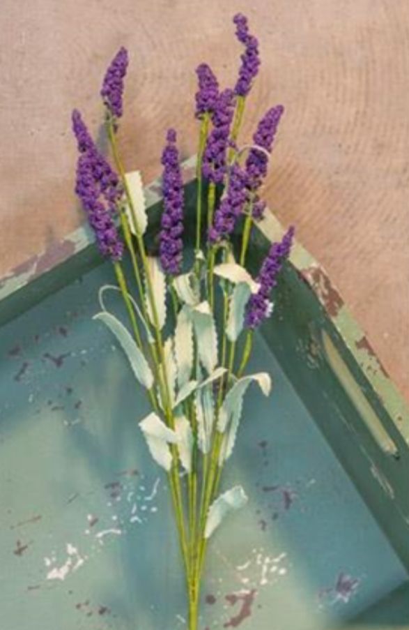 Purple Heather Floral Pick