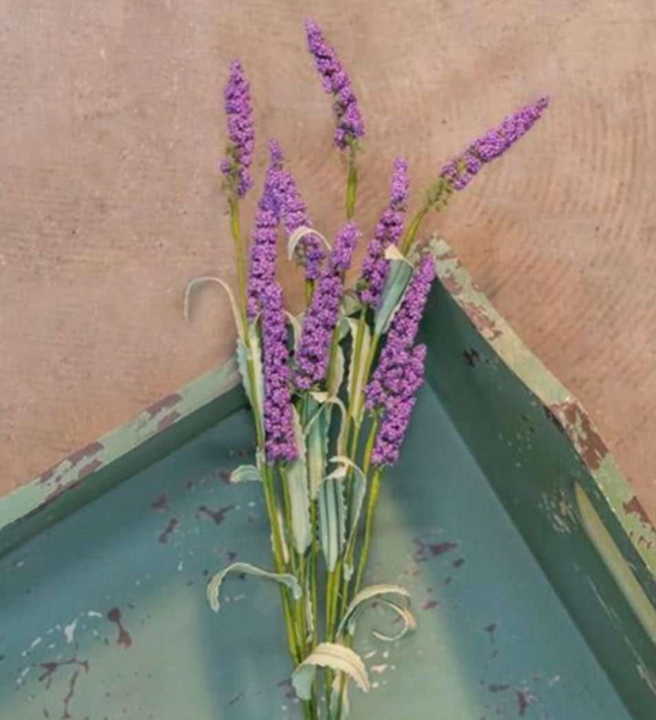 Lavender Heather Floral Pick