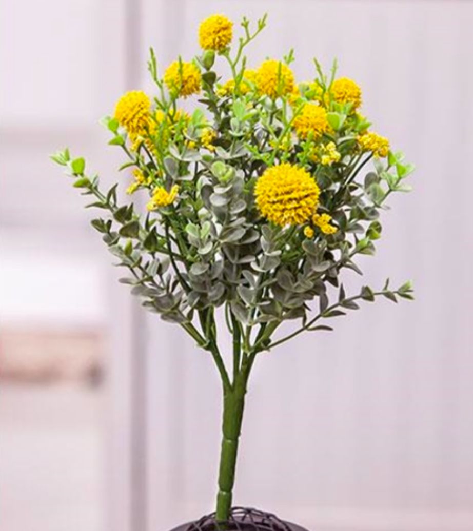 Yellow Garden Bliss Floral Pick