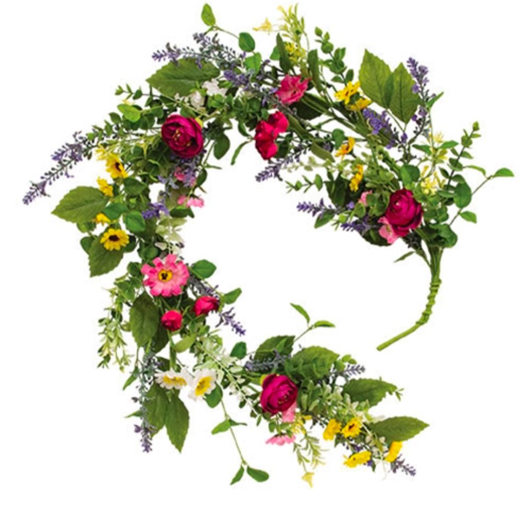 Breezy Summer Blooms Garland