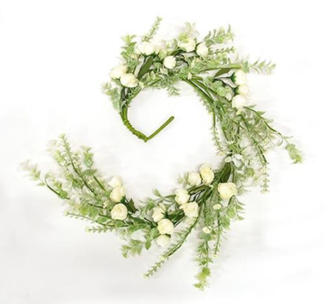 Bridal Rose Blossom Garland