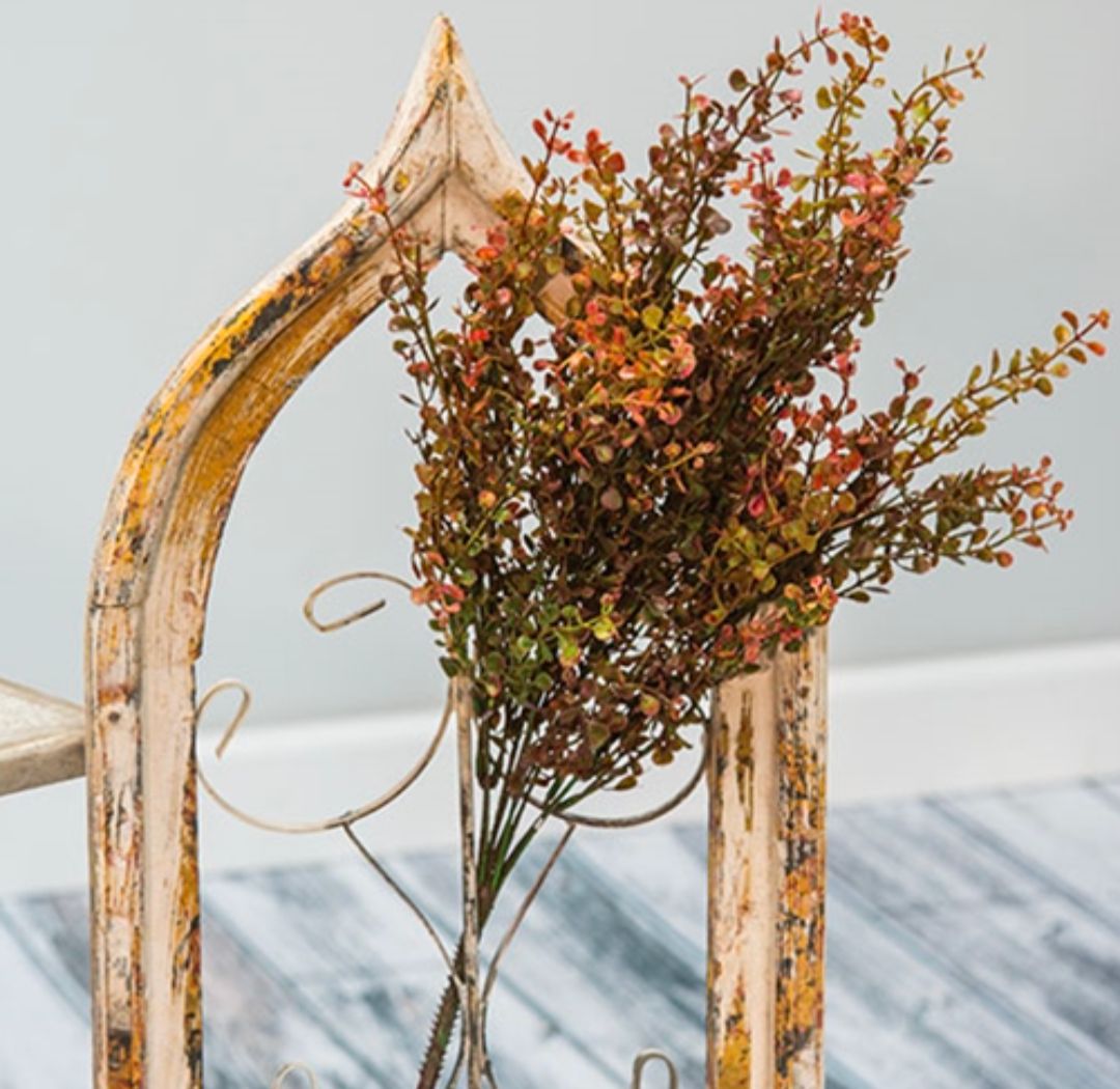 Red Baby's Grass Floral Pick