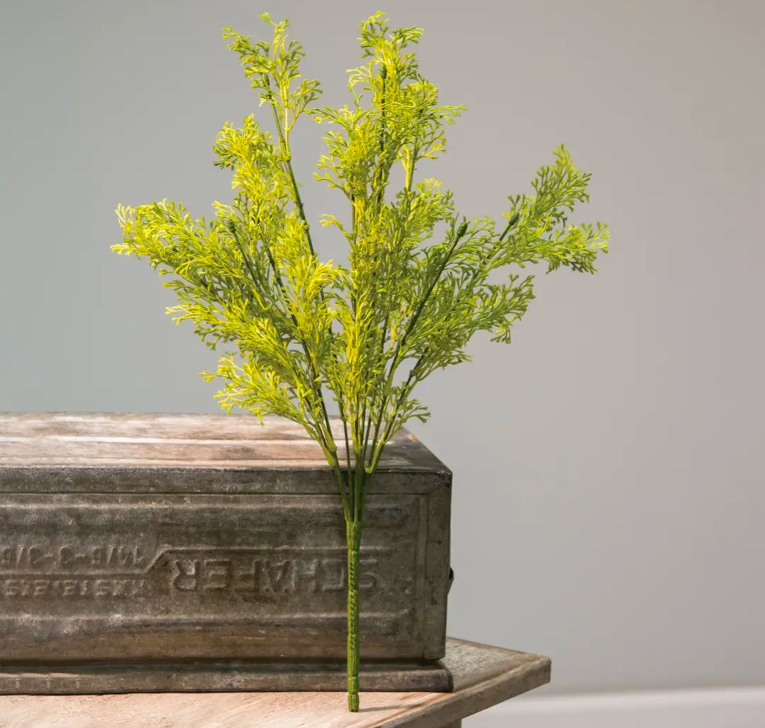 Coral Fern Floral Pick