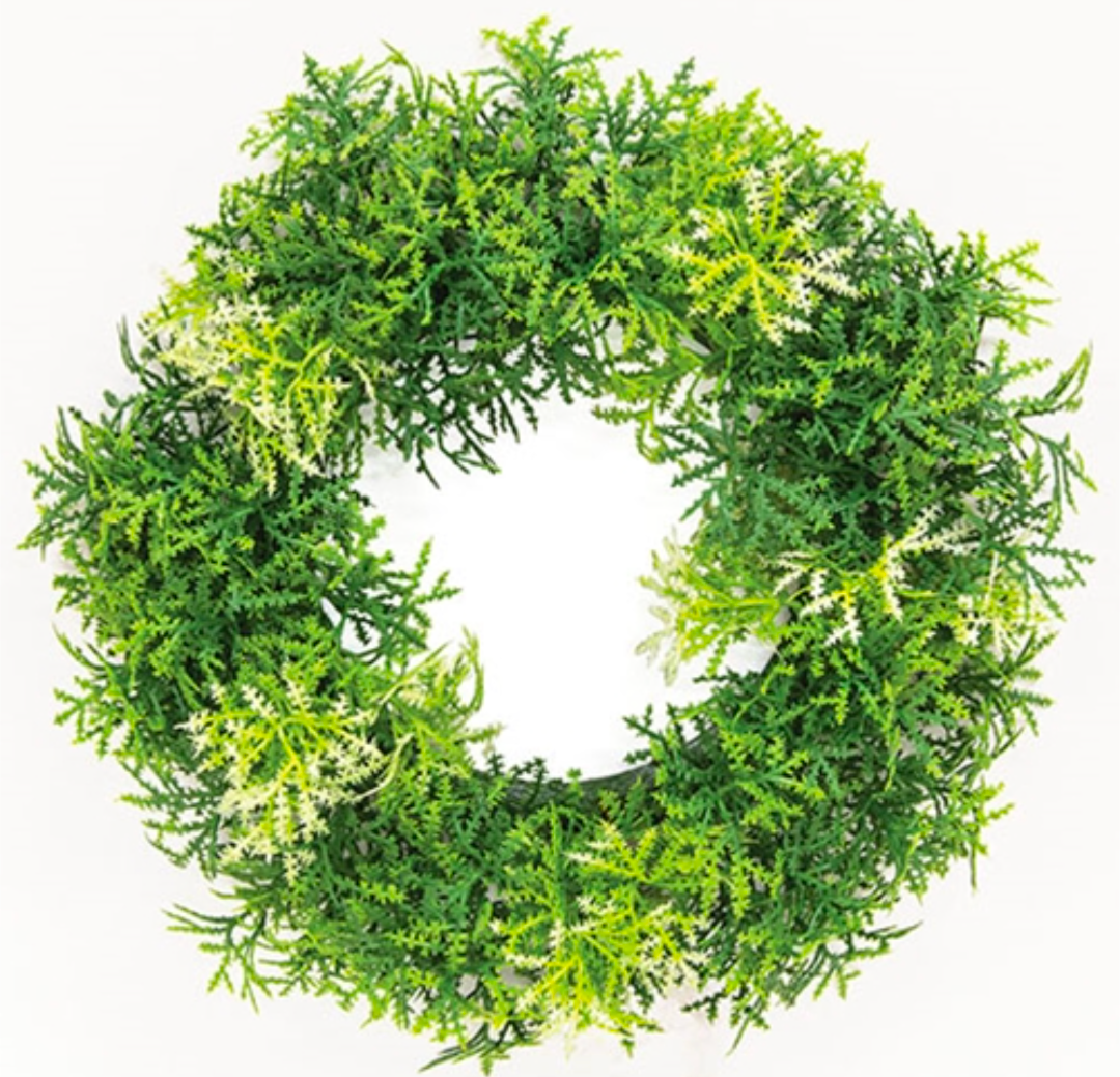 4" Forest Moss Candle Ring