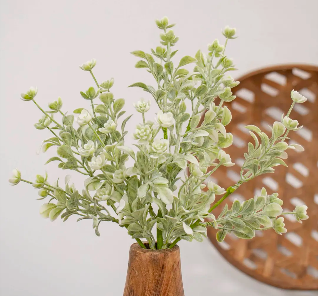 White Star Lavender Buds Floral Pick