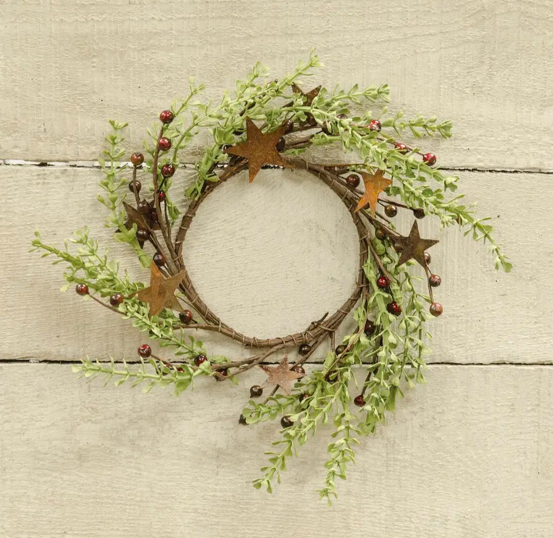 4" Rosehip &amp; Herb Candle Ring