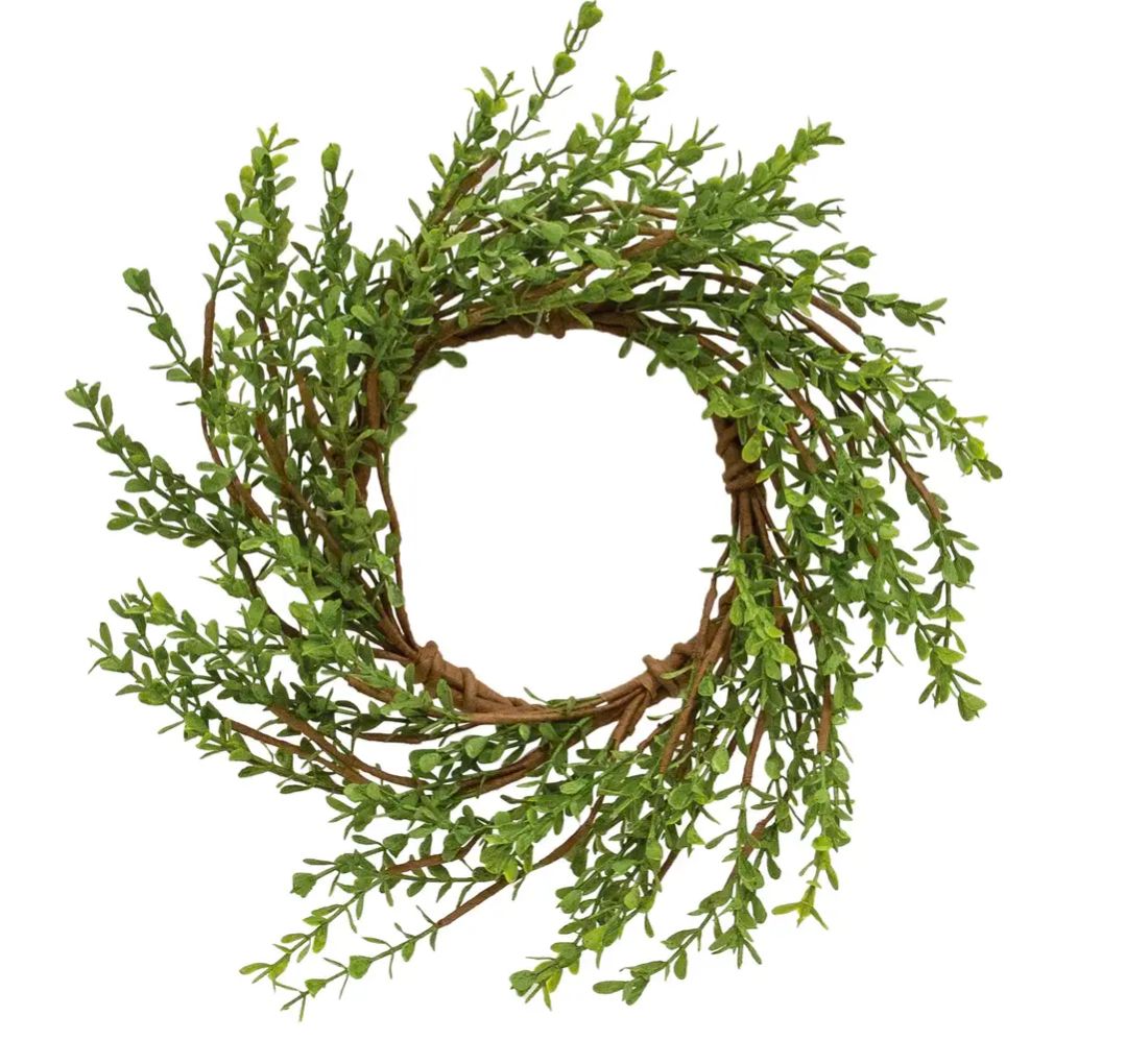 4-1/2" Baby Boxwood Candle Ring