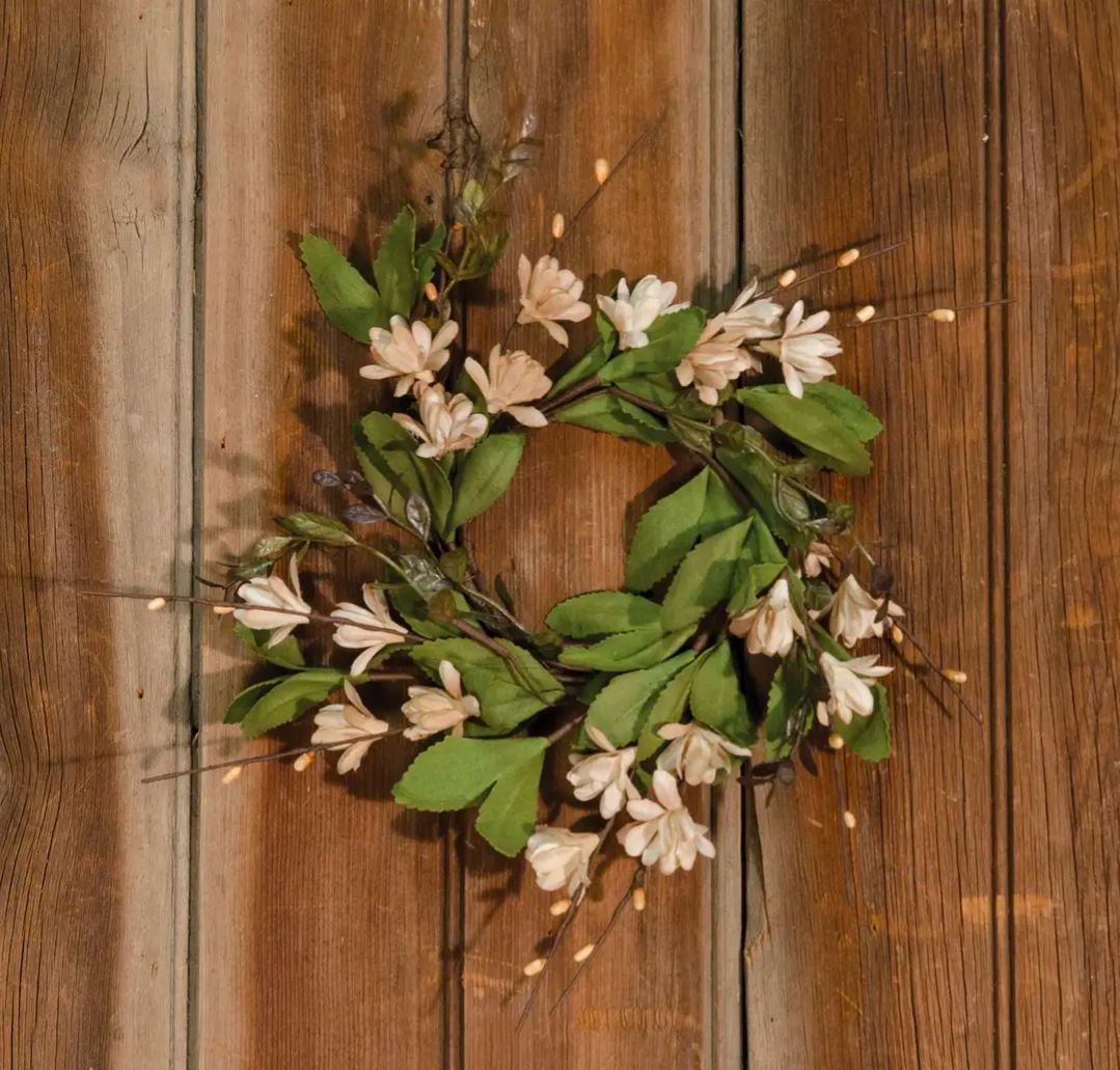 4" Teastain Gardenia Candle Ring