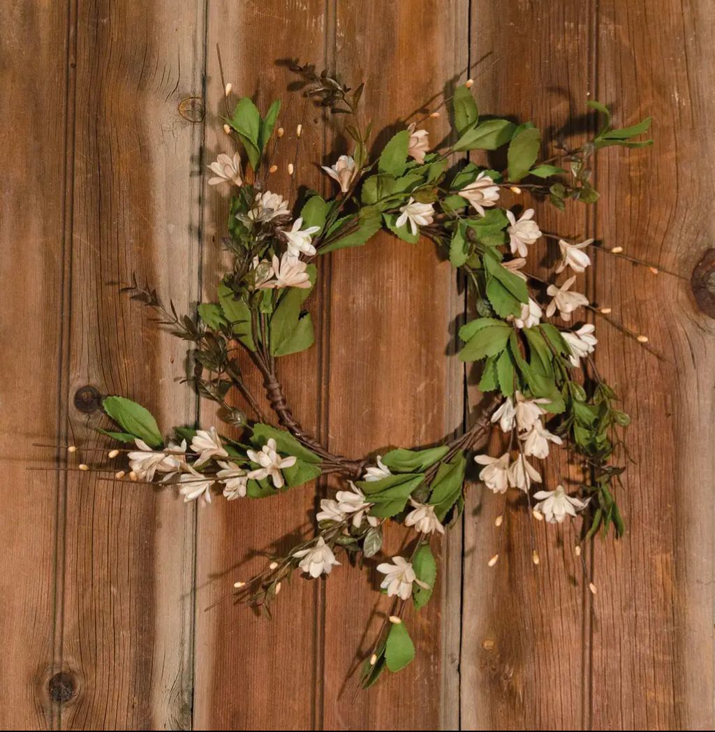 6-1/2" Teastain Gardenia Candle Ring