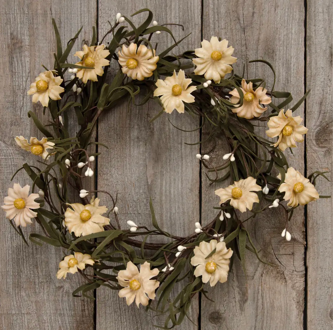 6" Teastain Daisy &amp; Pip Candle Ring