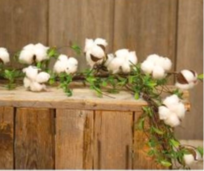 Cotton &amp; Willow Leaves Garland