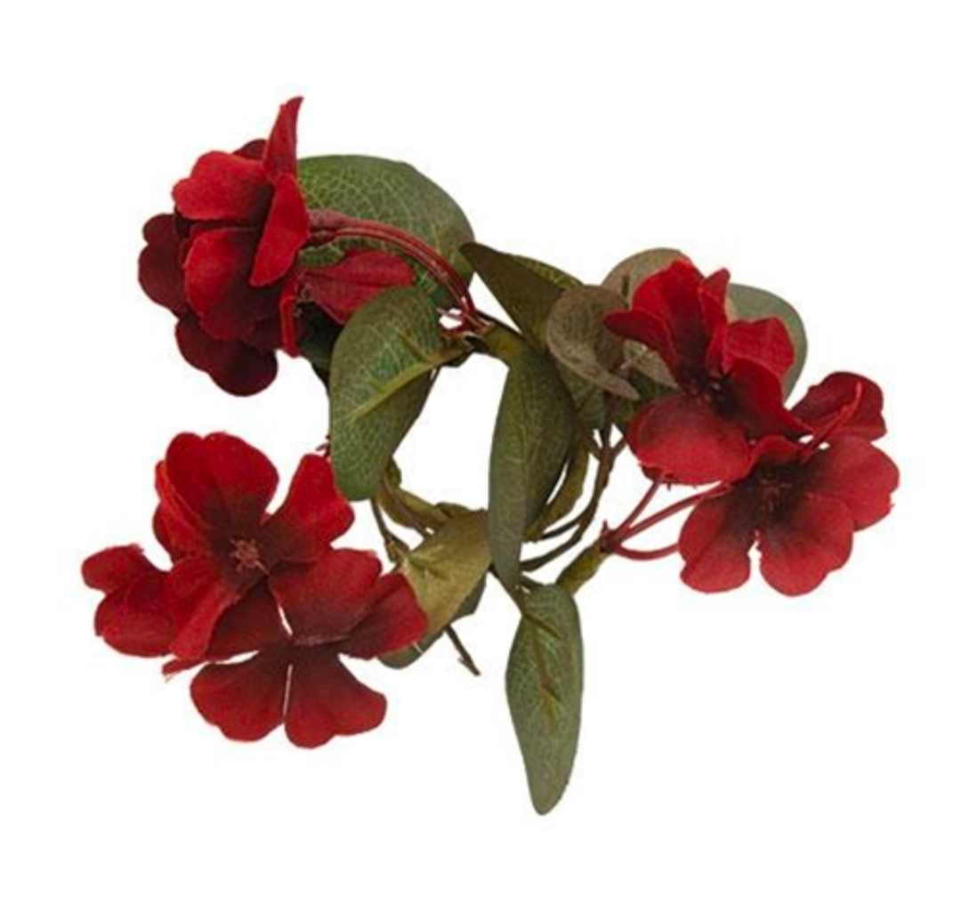 1-1/2 Geranium &amp; Eucalyptus Mini Candle Ring