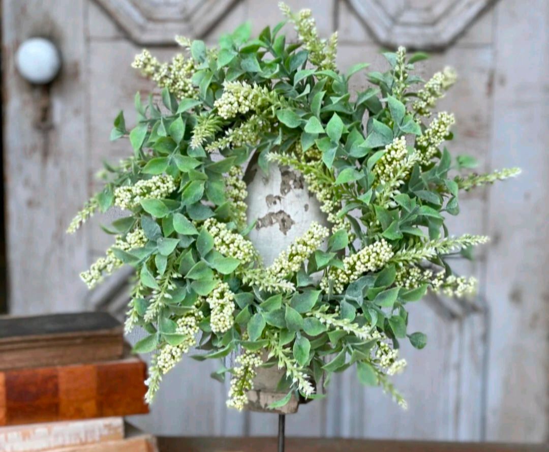 6" Wild Wonder Candle Ring Floral Decor