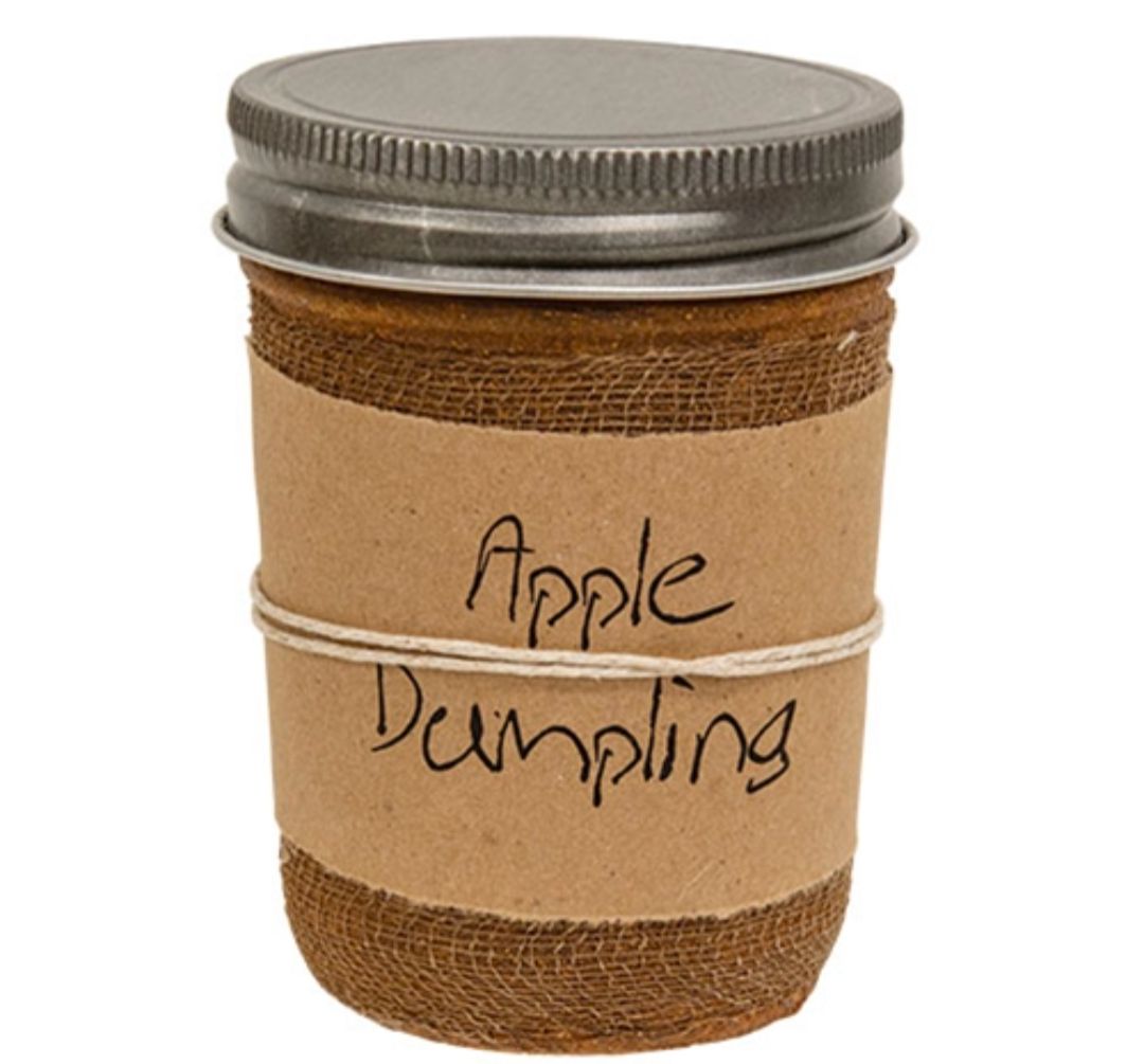 Black Crow Candle Apple Dumpling Jar Candle, 8oz