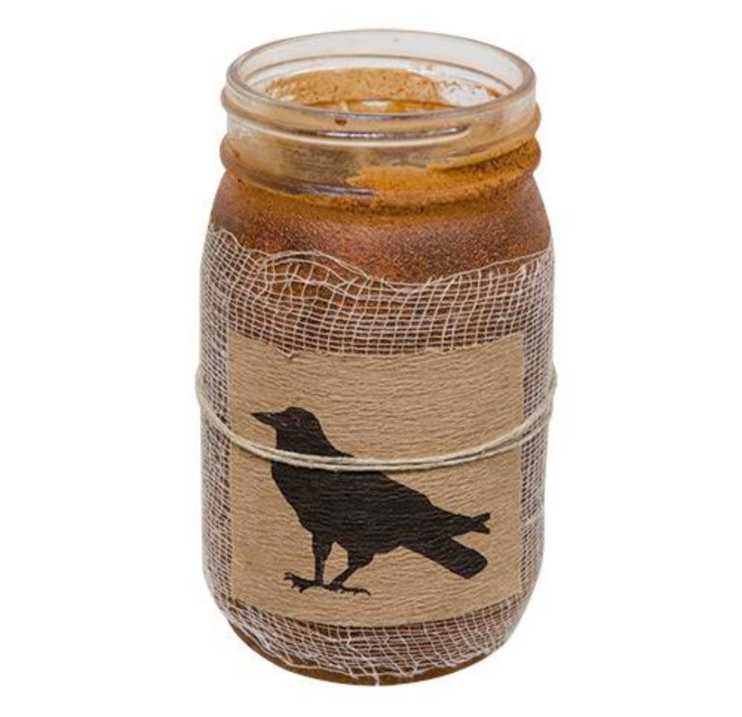 Black Crow Candle Brown Sugar Jar Candle, 16oz