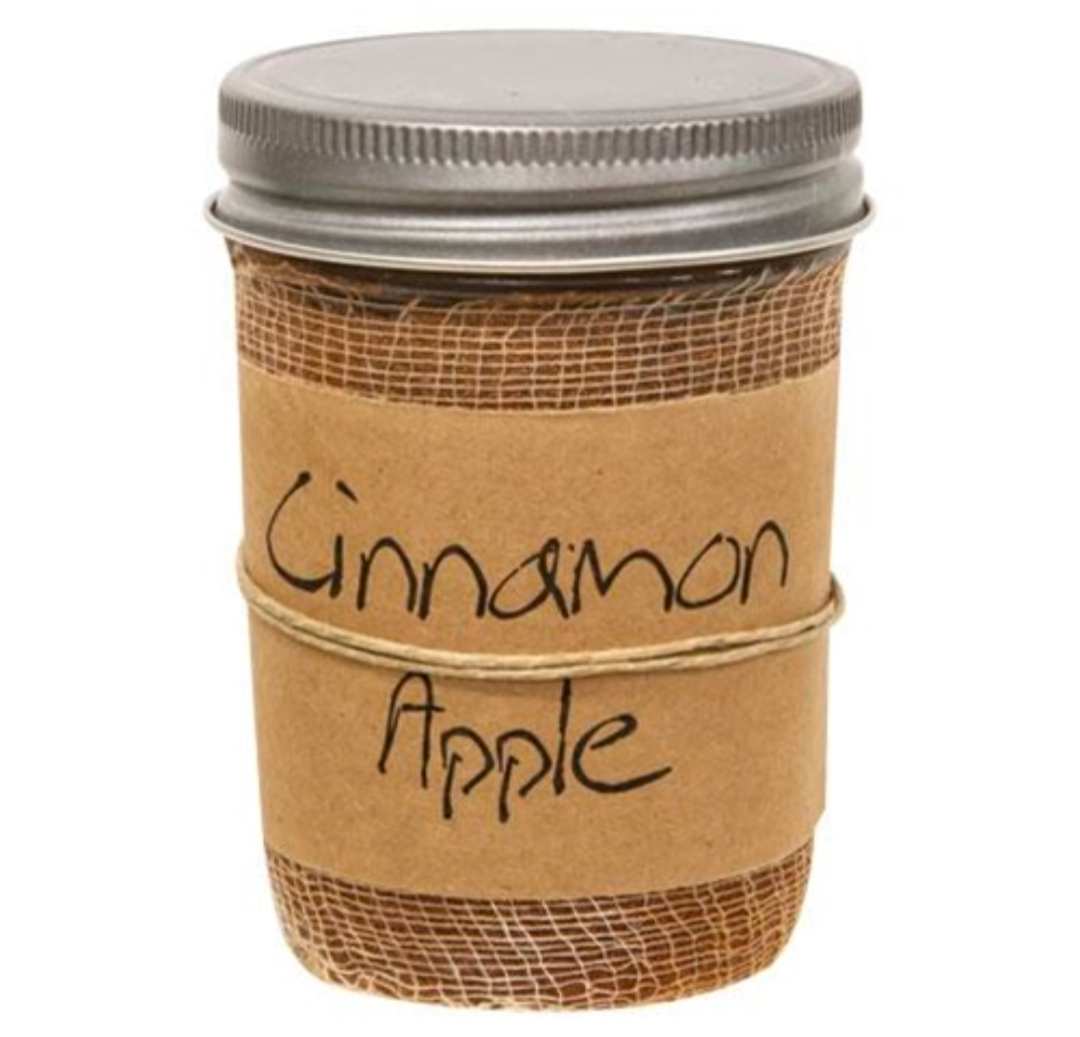 Black Crow Candle Cinnamon Apple Jar Candle, 8oz