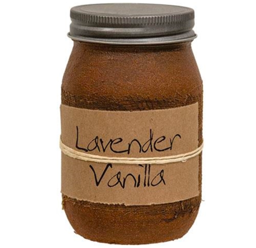 Black Crow Candle Lavender Vanilla Jar Candle, 16oz