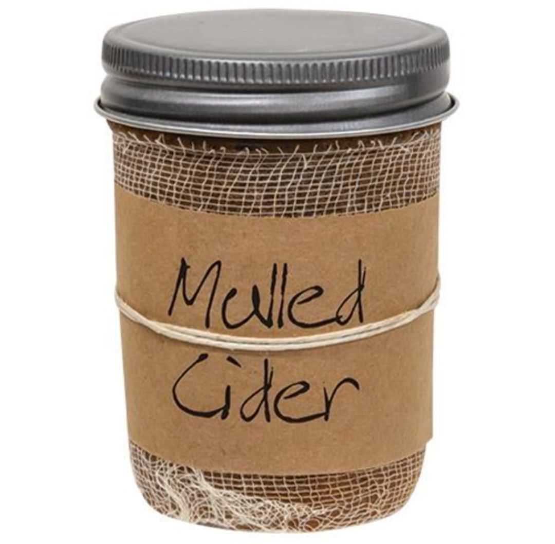 Black Crow Candle Mulled Cider Jar Candle, 8oz