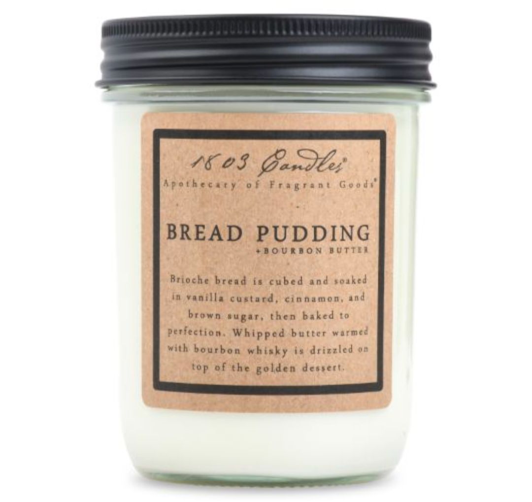 1803 Candle Company SOY Jar Candle - Bread Pudding &amp; Bourbon Butter