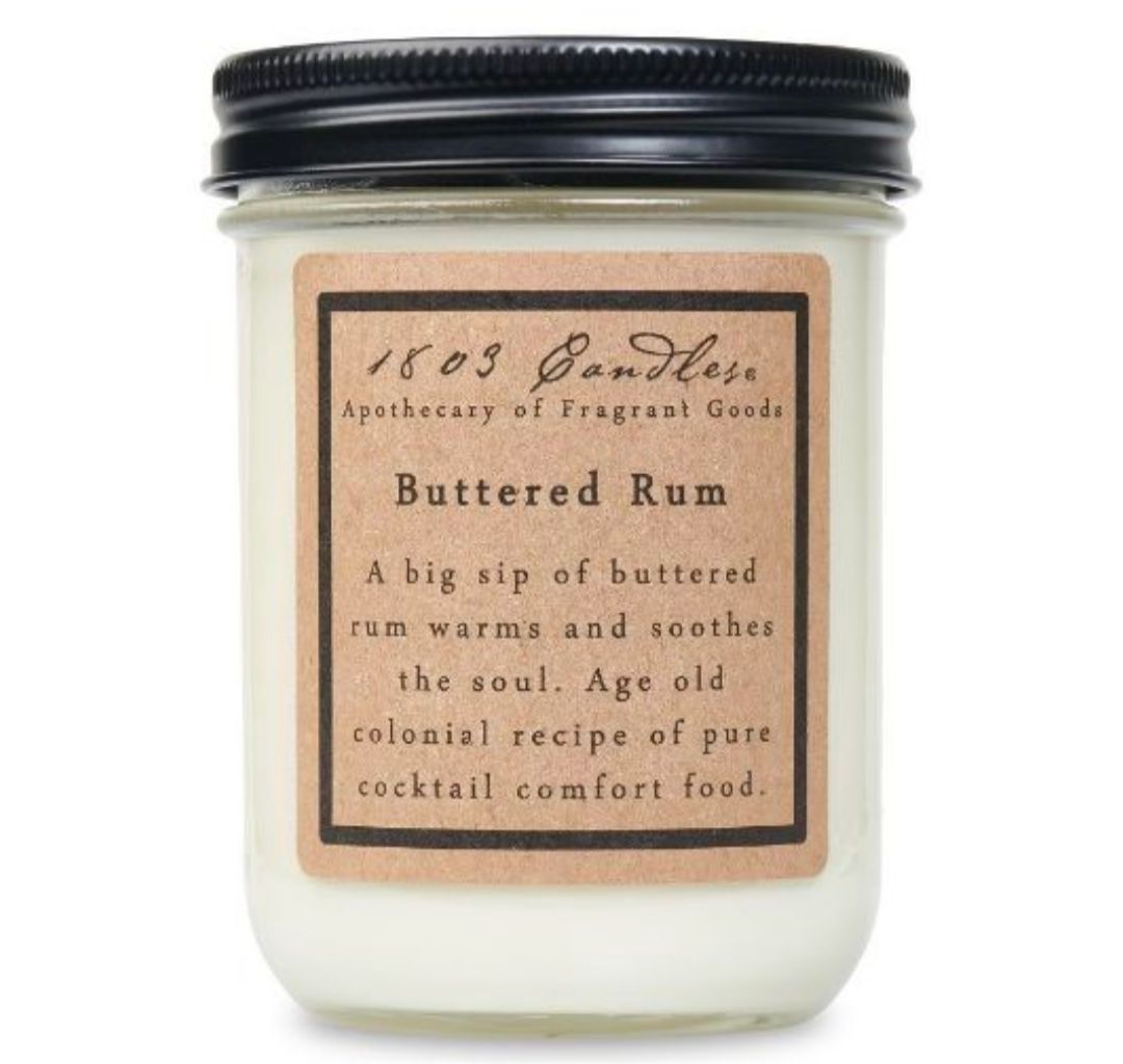 1803 Candle Company SOY Jar Candle - Buttered Rum