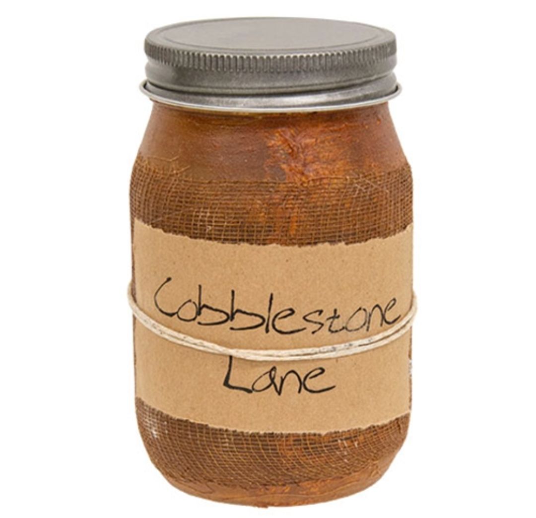 Black Crow Candle Cobblestone Lane Jar Candle, 16oz
