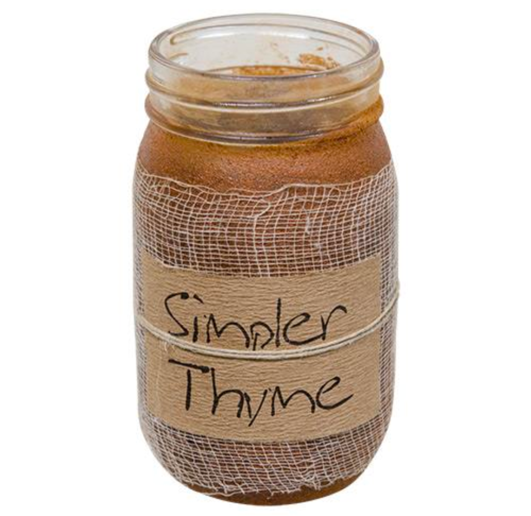 Black Crow Candle Simpler Thyme Jar Candle, 16oz