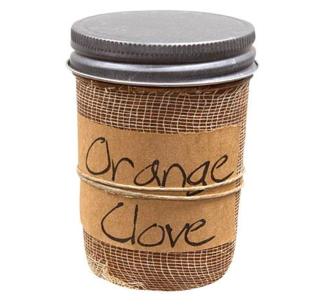Black Crow Candle Orange Clove Jar Candle, 8oz