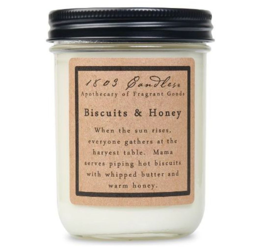 1803 Candle Company SOY Jar Candle - Biscuits &amp; Honey