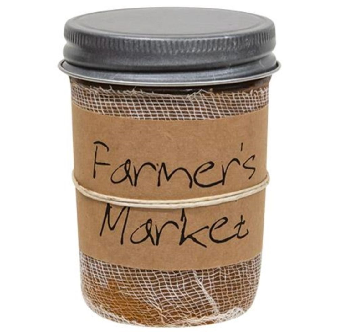 Black Crow Candle Farmer's Market Jar Candle, 8oz