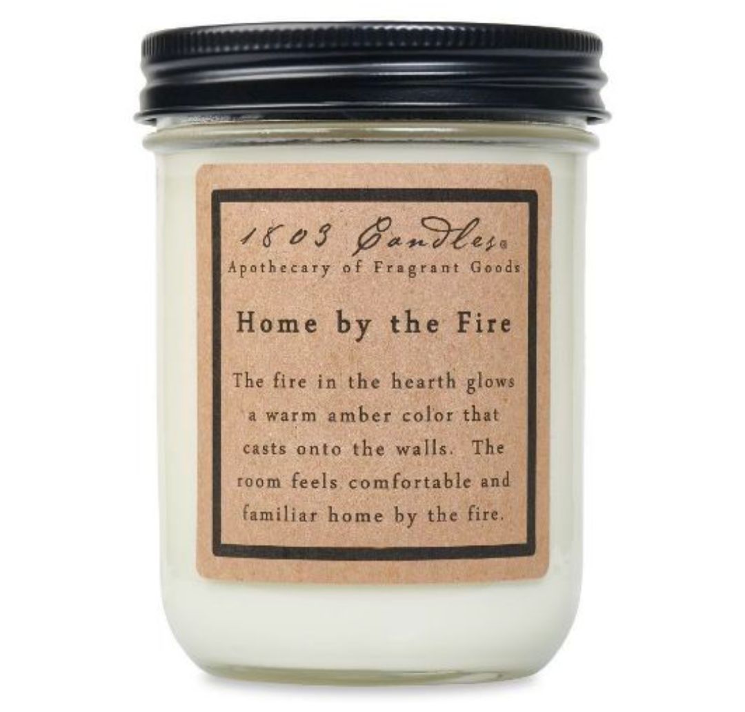 1803 Candle Company SOY Jar Candle - Home by the Fire