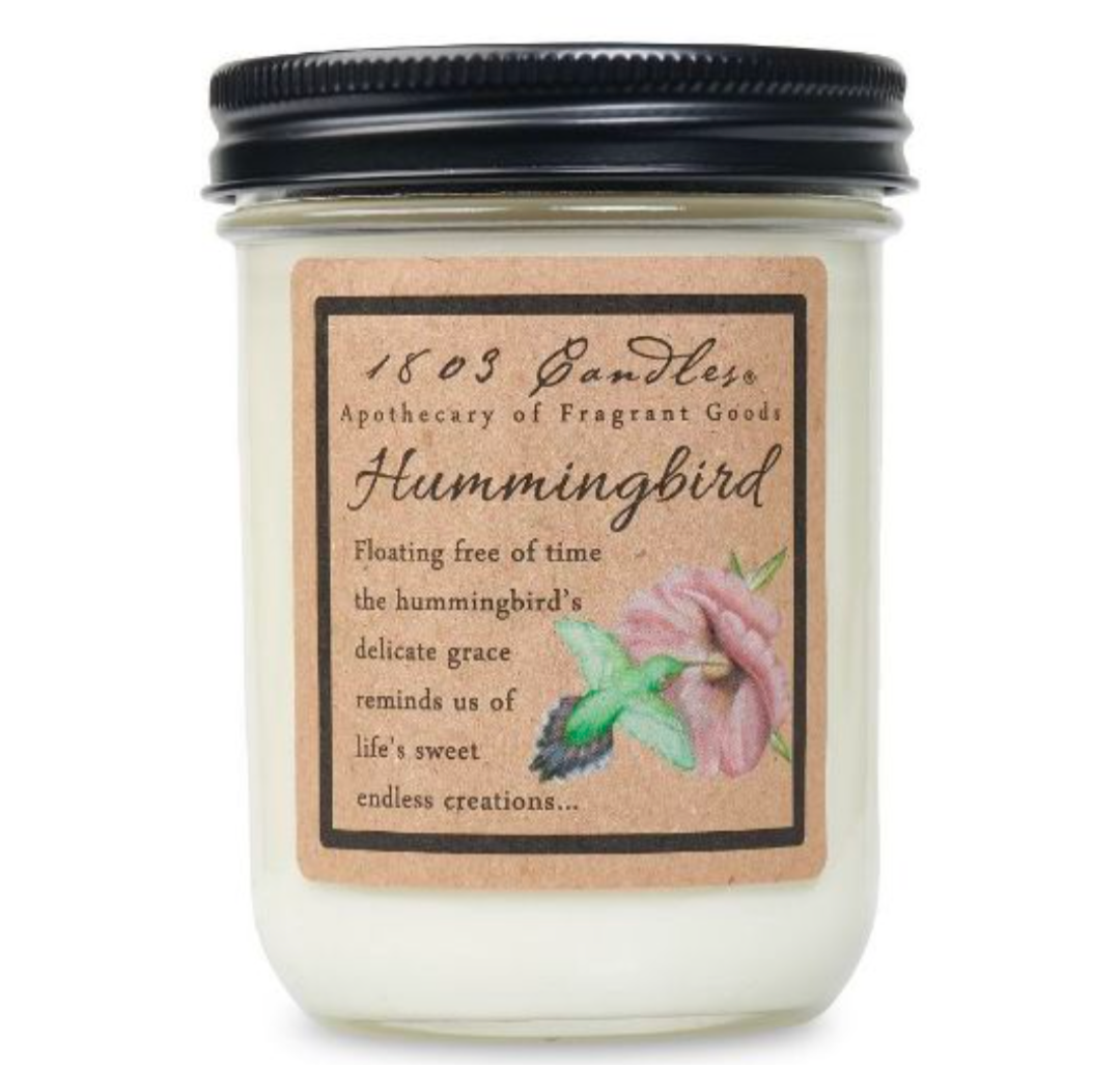 1803 Candle Company SOY Jar Candle - Hummingbird