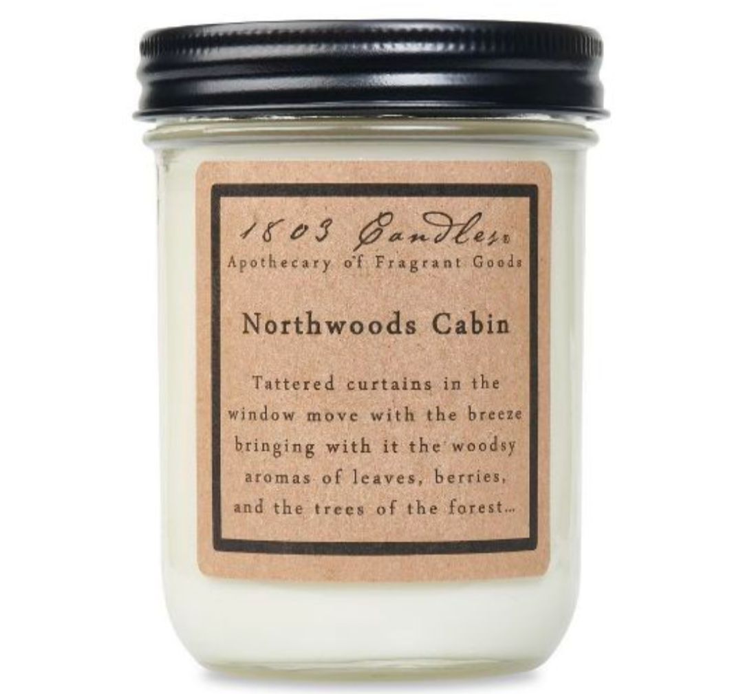 1803 Candle Company SOY Jar Candle - Northwoods Cabin