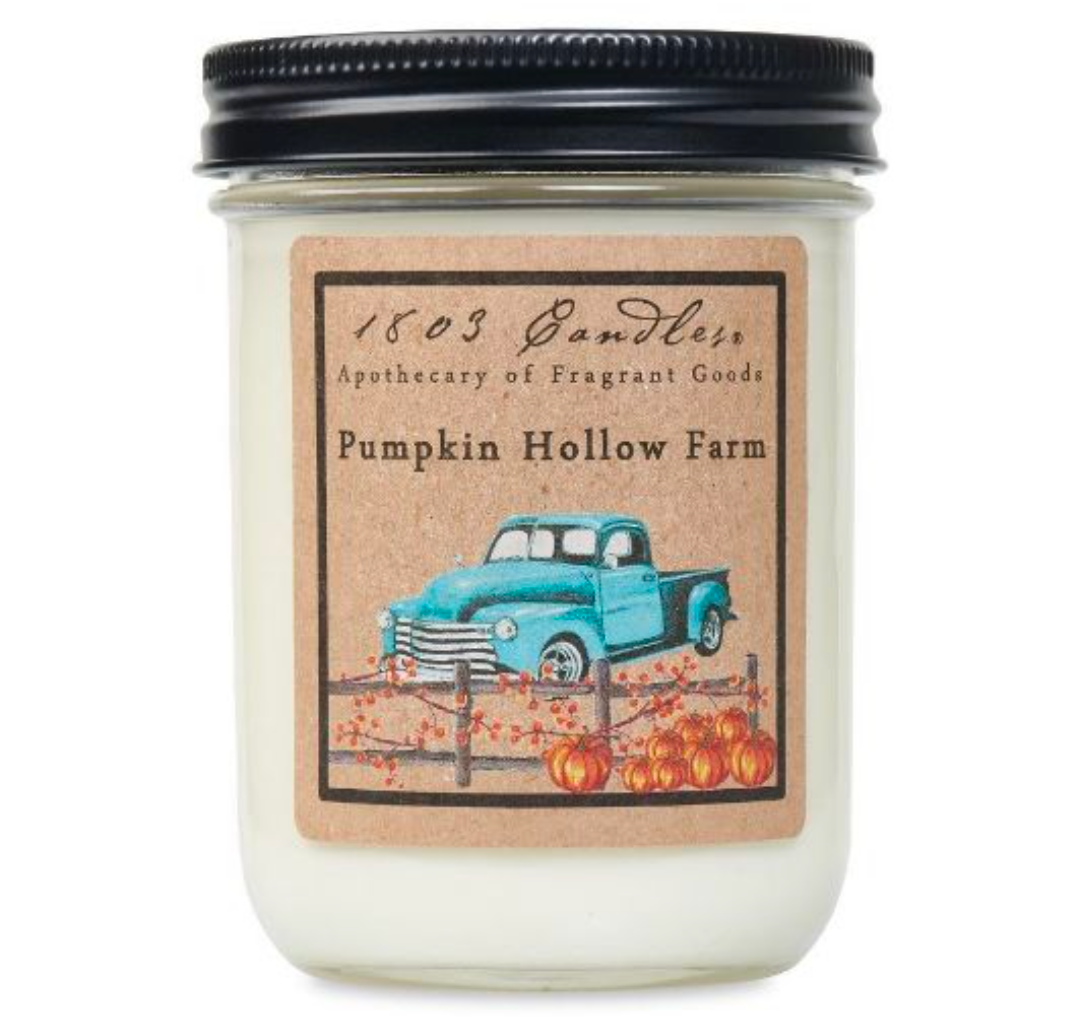 1803 Candle Company SOY Jar Candle - Pumpkin Hollow Farm