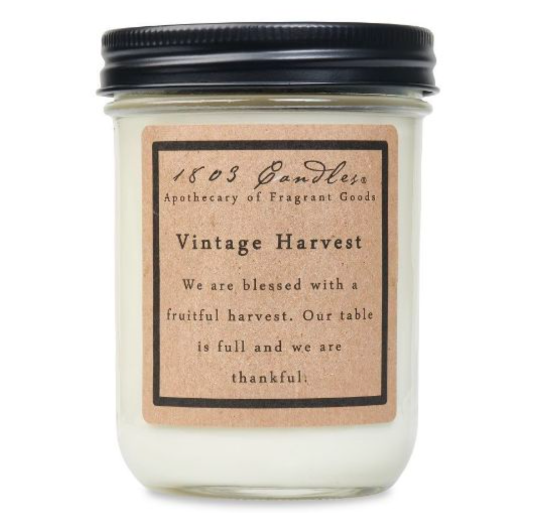 1803 Candle Company SOY Jar Candle - Vintage Harvest
