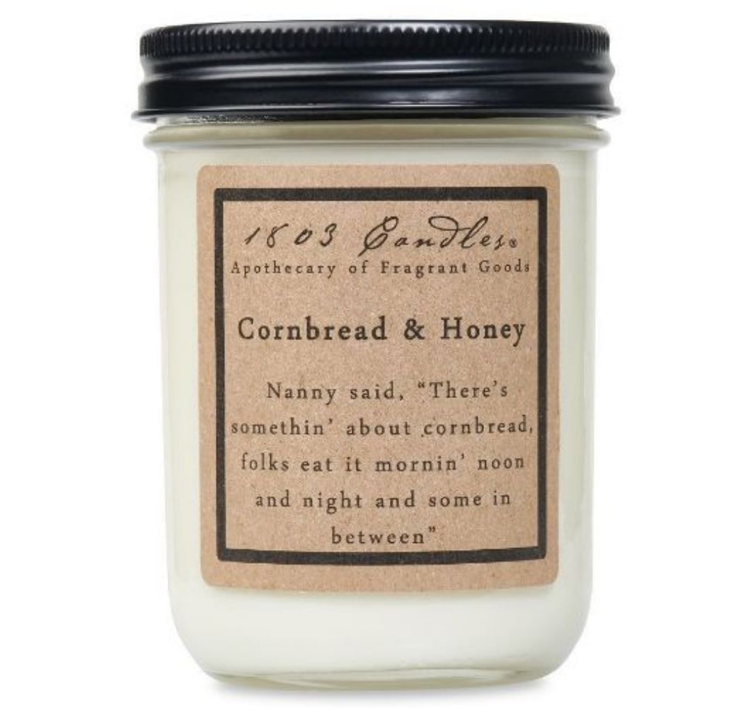 1803 Candle Company SOY Jar Candle - Cornbread &amp; Honey