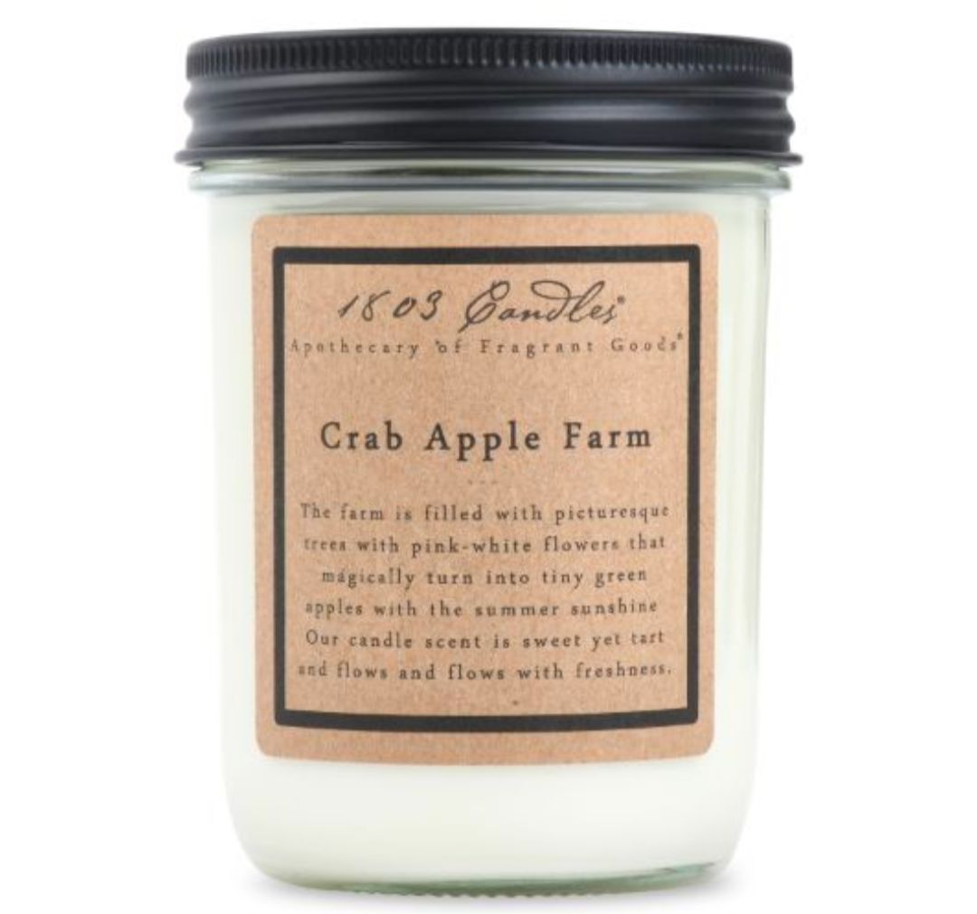 1803 Candle Company SOY Jar Candle - Crab Apple Farm