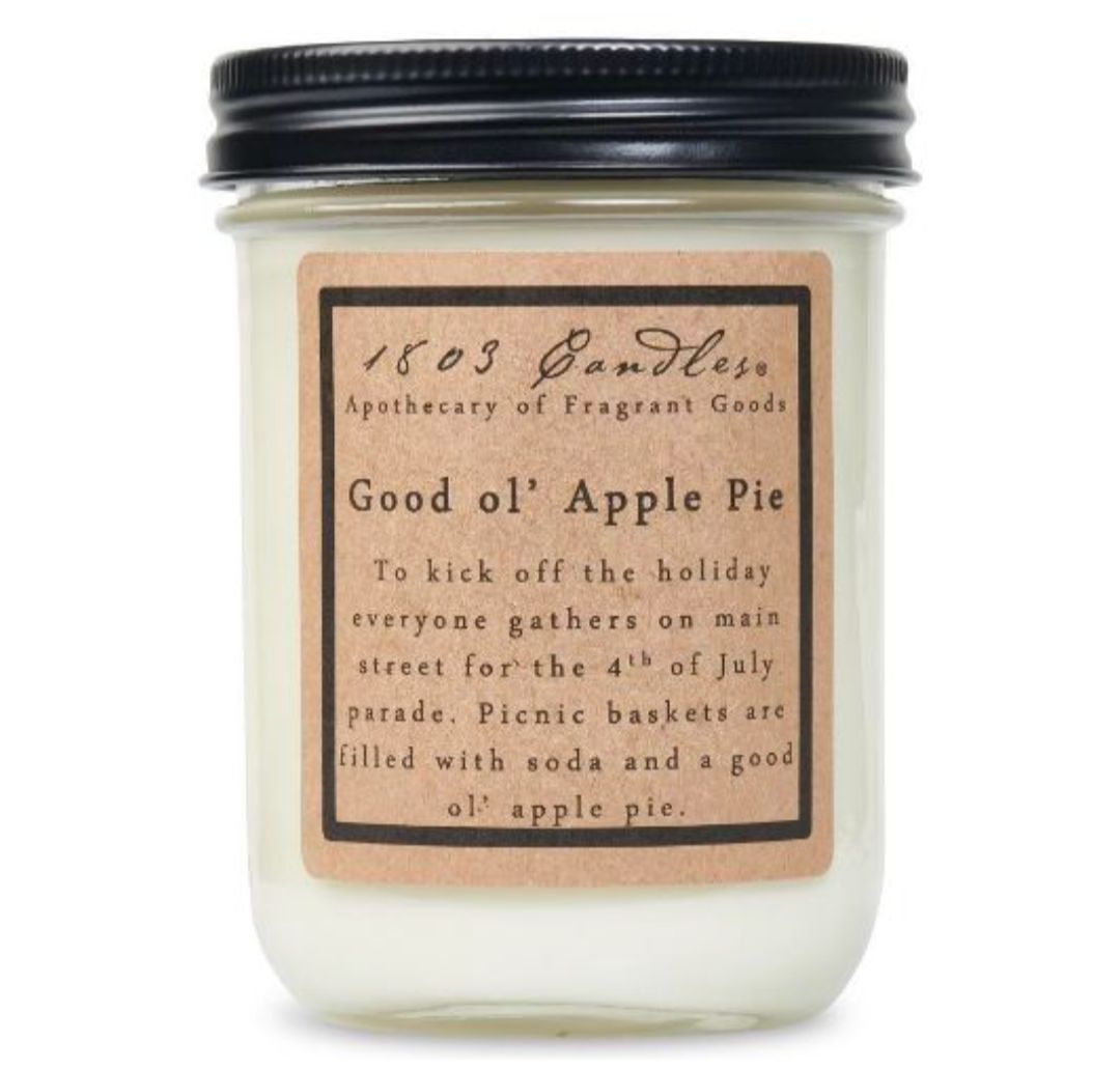 1803 Candle Company SOY Jar Candle - Good Ol Apple Pie