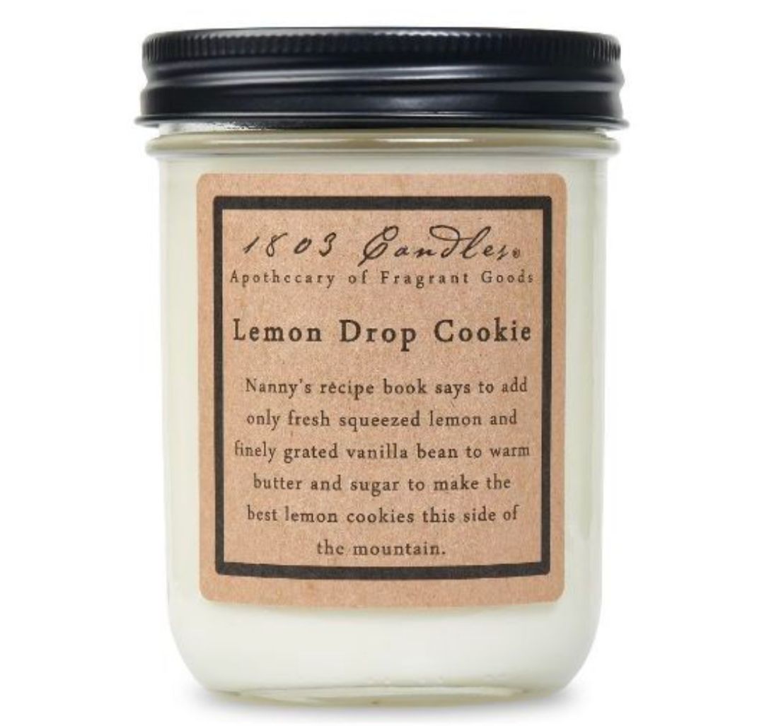 1803 Candle Company SOY Jar Candle - Lemon Drop Cookie
