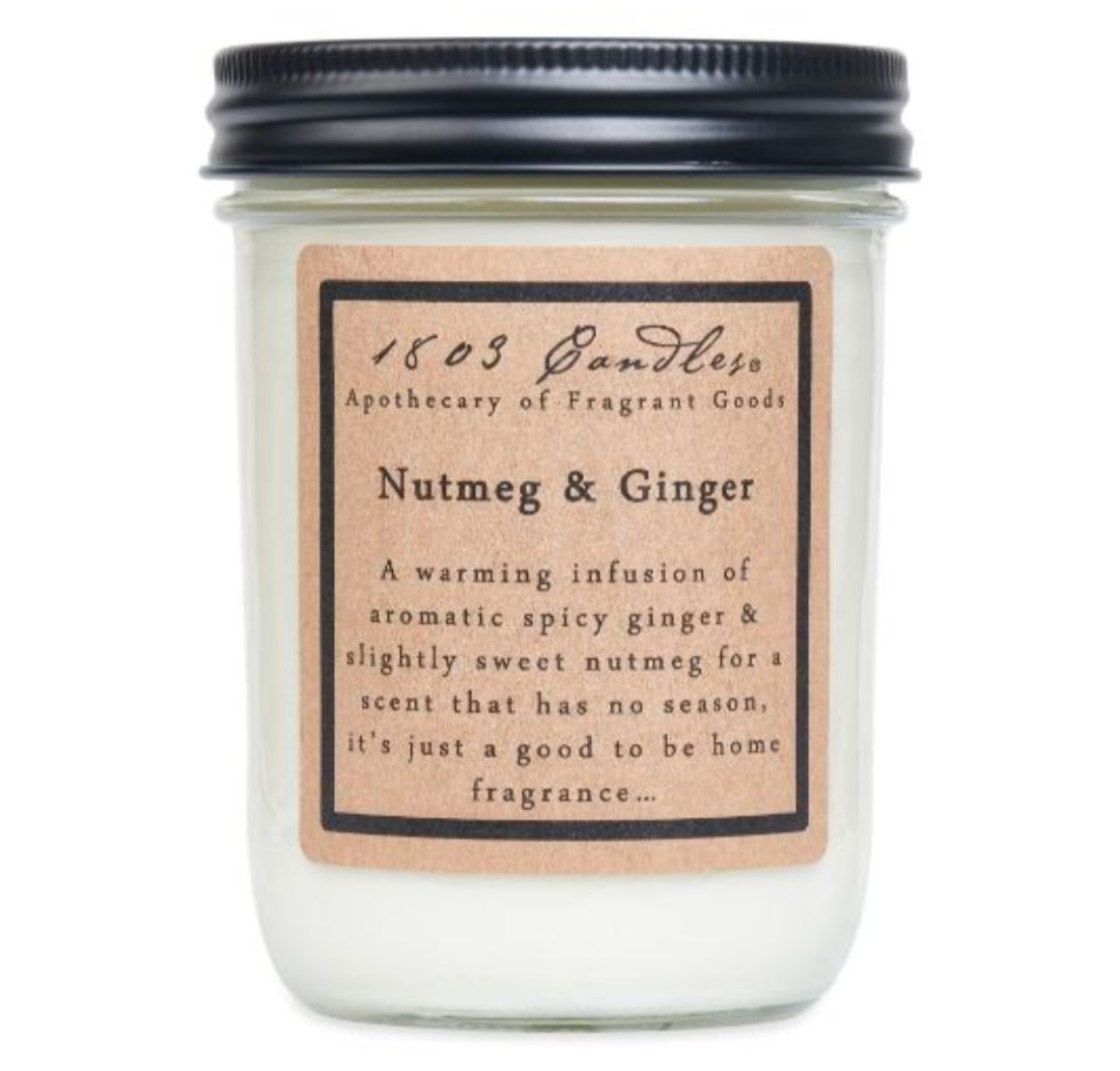 1803 Candle Company SOY Jar Candle - Nutmeg Ginger
