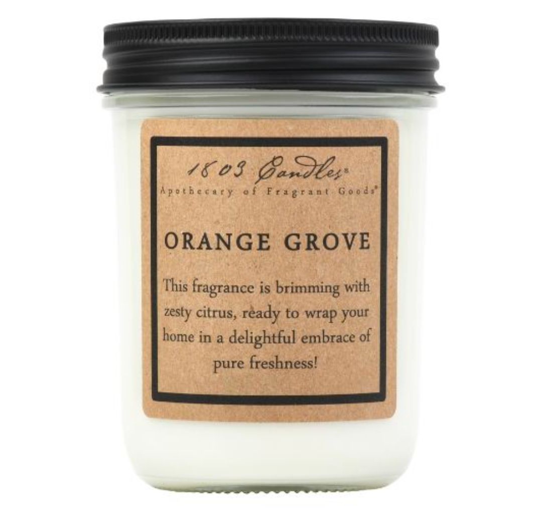 1803 Candle Company SOY Jar Candle - Orange Grove
