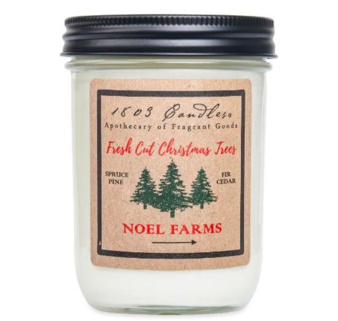 1803 Candle Company SOY Jar Candle - Fresh Cut Christmas Trees