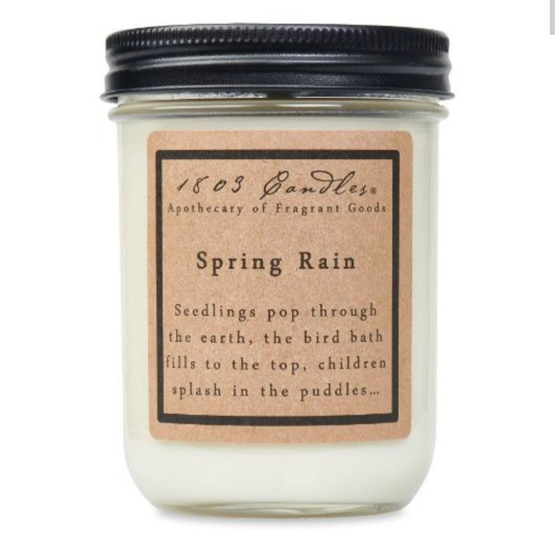 1803 Candle Company SOY Jar Candle - Spring Rain
