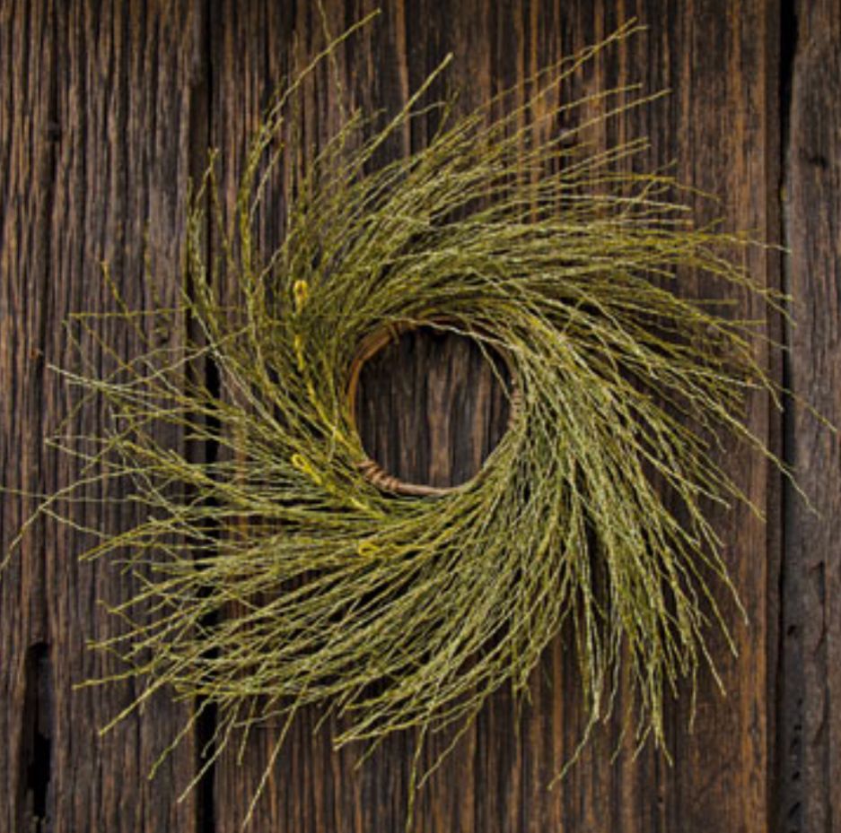 4" Wispy Grass Candle Ring