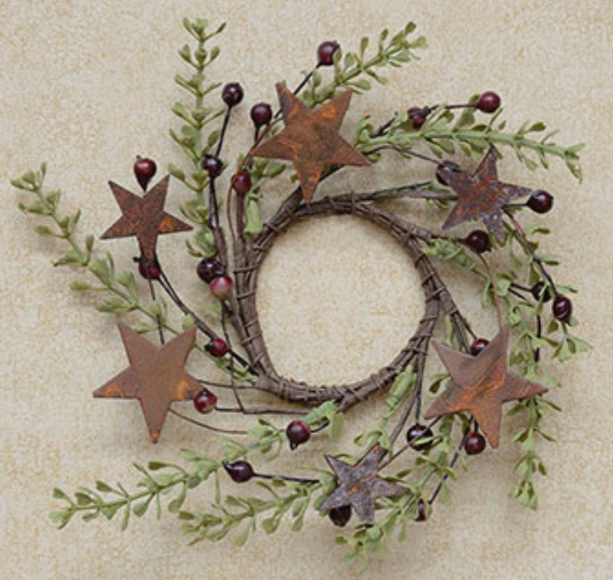 2" Rosehip &amp; Herb Candle Ring